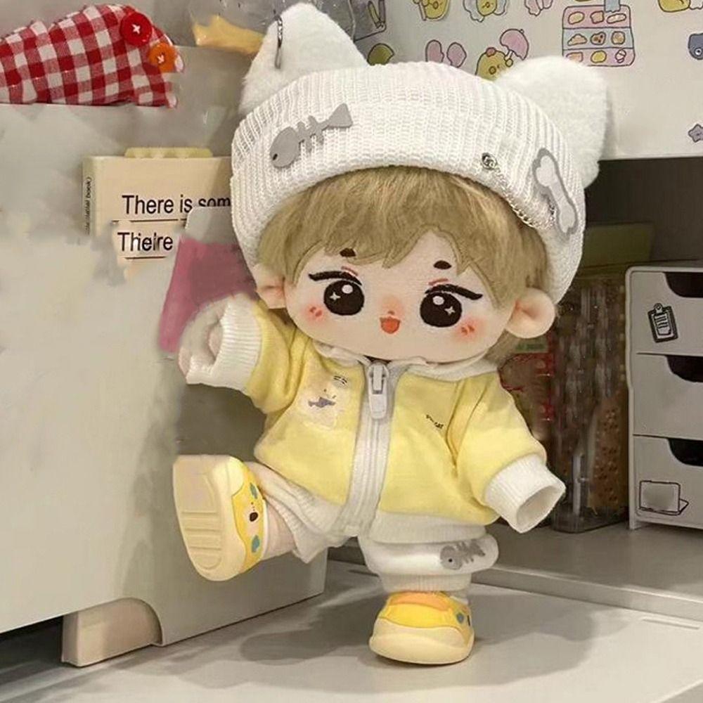 Cat Jacket 20cm Cotton Doll's Clothes Fishbone Doll Clothes Set Cotton Doll Outfit Children Gift