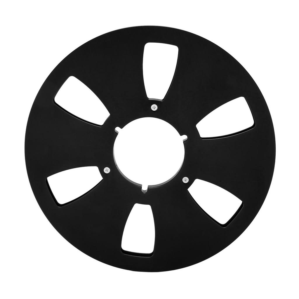 1 4 10.5 Inch Empty Takeup Reel 6 Hole Aluminum Alloy Universal Opening Machine Part Sound Tape Takeup Reel