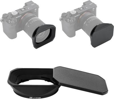 JJC SIGMA DC DN Lens Lens Hood of SIGMA Compatible Lens Hood Compatible with Sony 18-50mm F2.8 [Made Aluminum] LH-582-02 E/Fujifilm