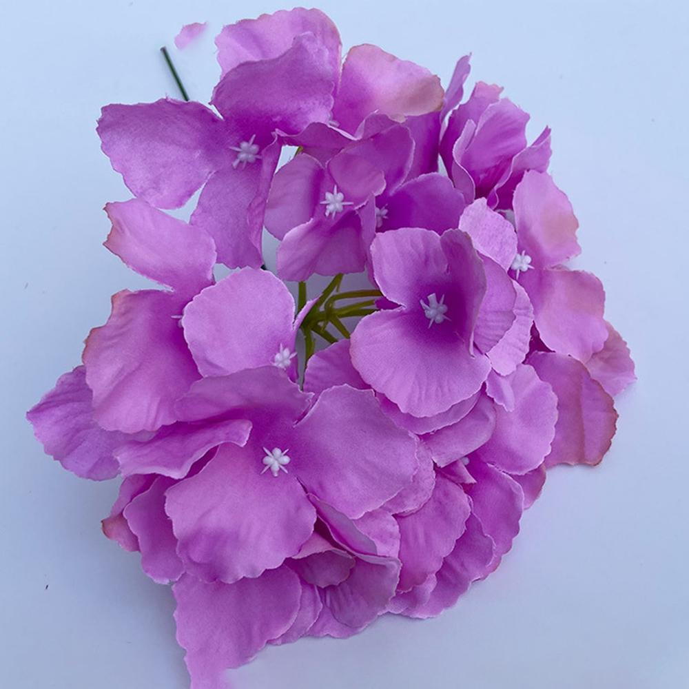 European Retro Fall British Hydrangea Artificial Small Branch Silk Flower DIY Wedding Scrapbook Flores Artificiales House Decor