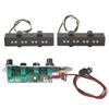 4 String Pickup Set Noiseless Pickup with Wired Bass Control Plate Musical Instrument Accessories