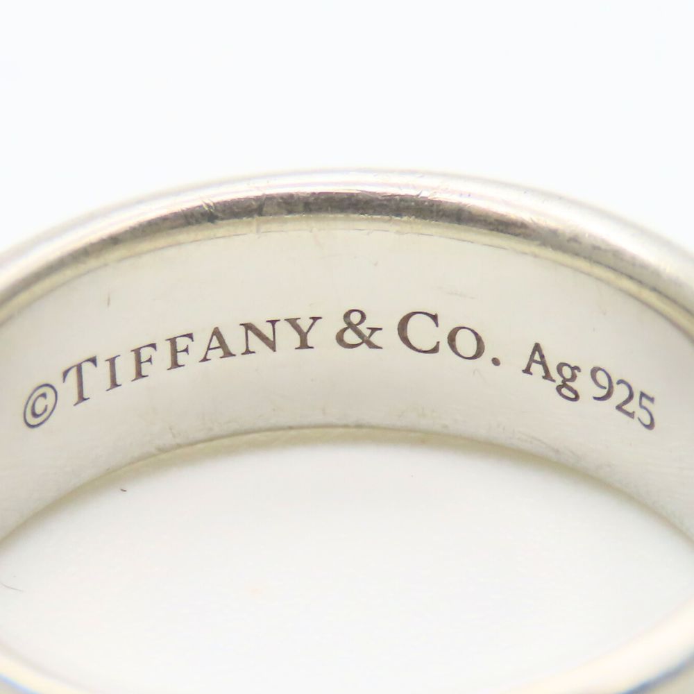 Used TIFFANY&Co. Ring Return To Narrow EU#48 Silver925/diamond 4.7g Silver 2PD