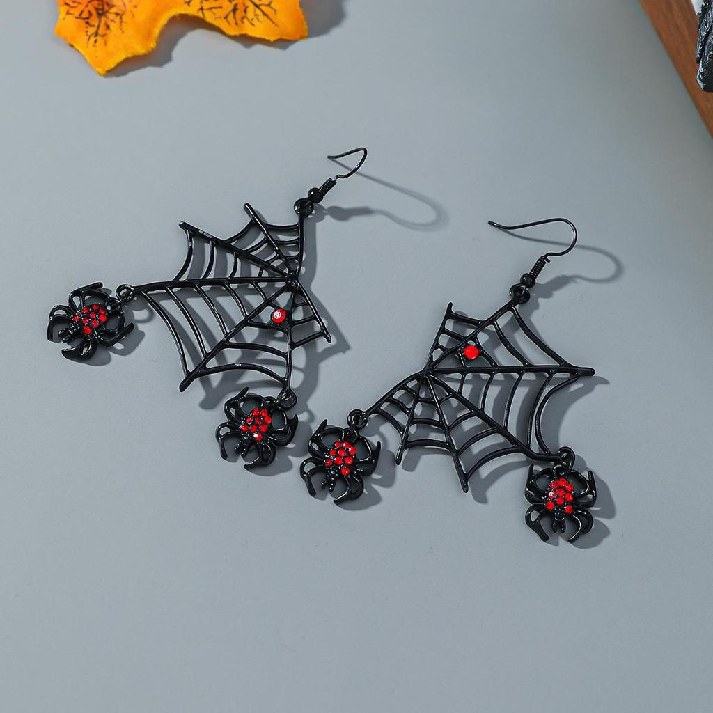 Eco-Friendly 2025 Gothic Black Spiderweb Bat Ear Halloween Gift