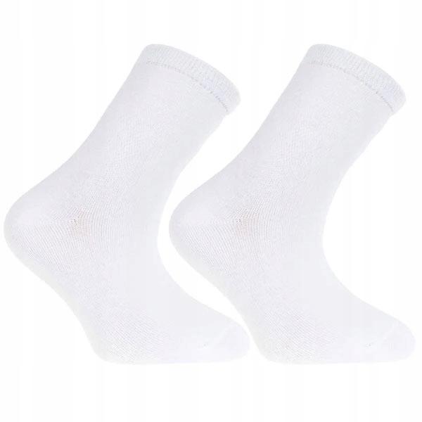 Classic Children' Cotton Socks Long White 3-Pairs Moraj 35-38