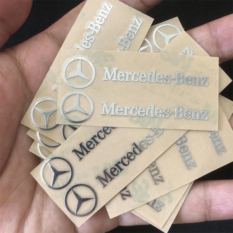 REE4 2/5/10pcs Metal Car Decor Stickers Badge Styling Decal For Mercedes Benz A B C E S Class GLC GLA GLB GLE GLS W212 W213 W205 W206