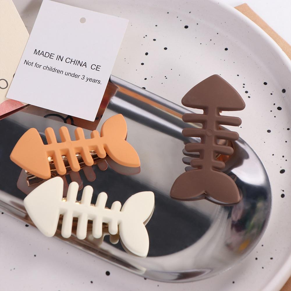 Animal Fish Bone Hair Clip Plastic Geometry Hair Accessories Lovely Kids