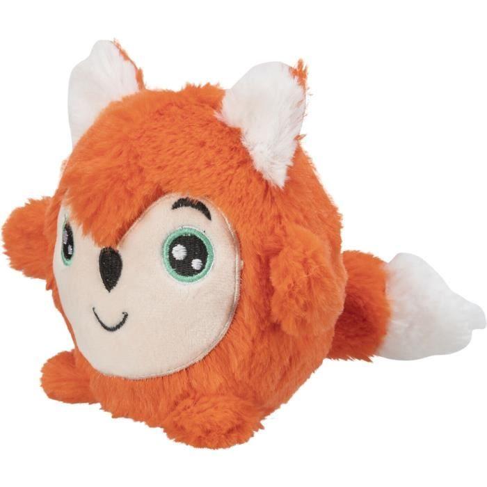 Jouet Peluche - Trixie - Renard Rond - Orange - Lot De 2 - Doux Et Résistant