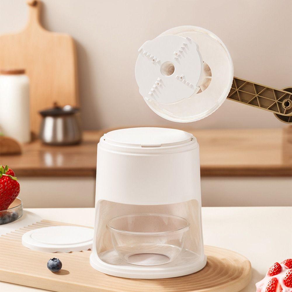 Hand Crank Manual Shaved Ice Machine Manual Hand Ice Breaker  Ice Cream Tools