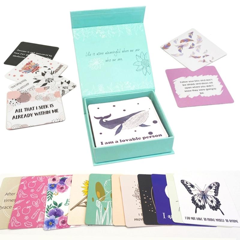 

Упаковка из 50 вдохновляющих открыток с цитатами для женщин, подарков друзьям, семьям, коллегам для поднятия настроения по прямой поставке