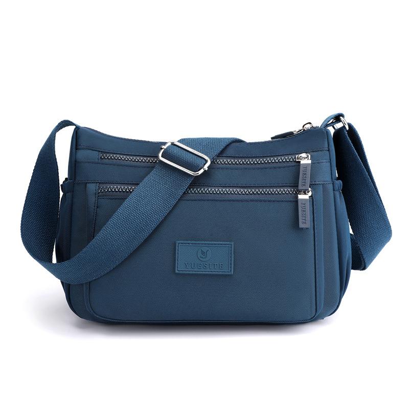 Lightweight Crossbody Bag Multi-Pocket Shoulder Bag Nylon Women's Bag