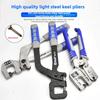 11inch Metal Stud Crimper Aluminum Alloy Punching Pliers Plaster Drywall Tools For Fastening Metal Double Handed Keel Pliers