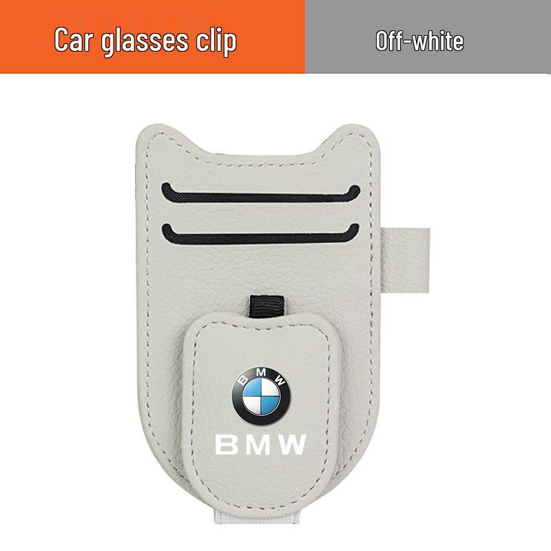 BMW Multifunctional Car Glasses Clip & Bill Holder for 1, 5, 7 Series, X1, X3, X5, and iX3 Sun Visor by Xin Yi Cheng