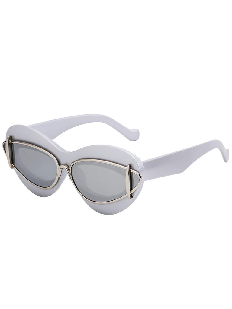 JYL TS Women's Small Cat-Eye - Driving Sun-Protective Trendy OD-98191