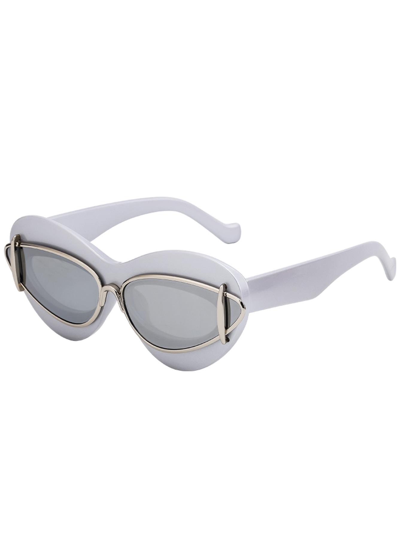 

JYL TS Women s Small Cat-Eye - Driving Sun-Protective Trendy OD-98191 c-4919 янтарь