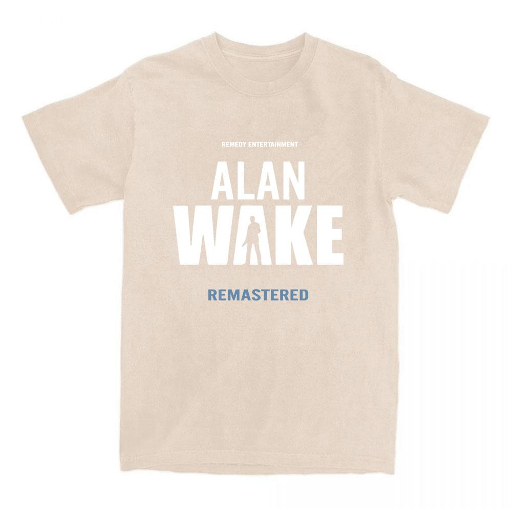 Alan Wake 2 Koszulka z nadrukiem Koszulki bawełniane z krótkim rękawem Streetwear Unisex Luźny codzienny T-shirt z okrągłym dekoltem Góra