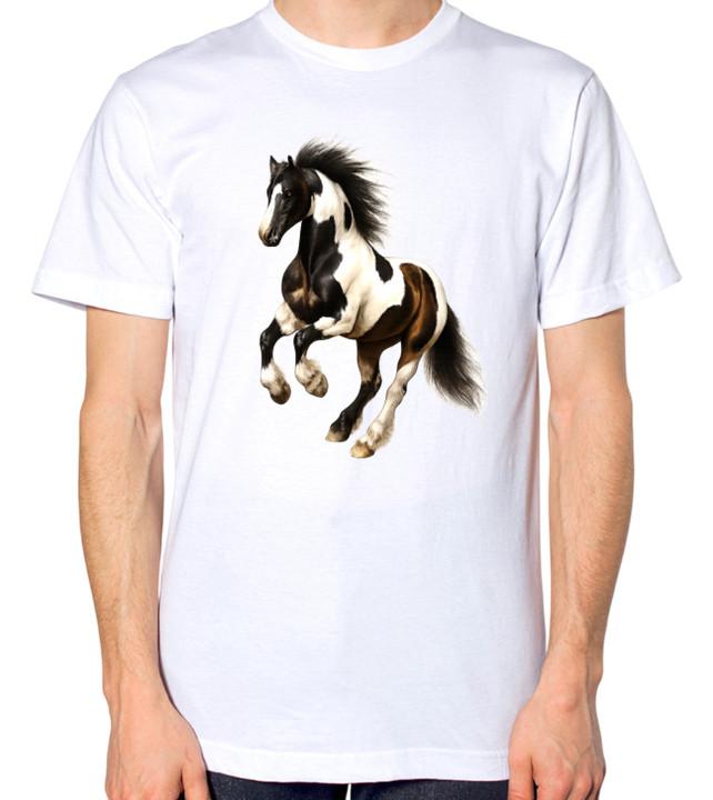 Gypsy Vanner Irish Cob Horse Unisex T-Shirt S разноцветный