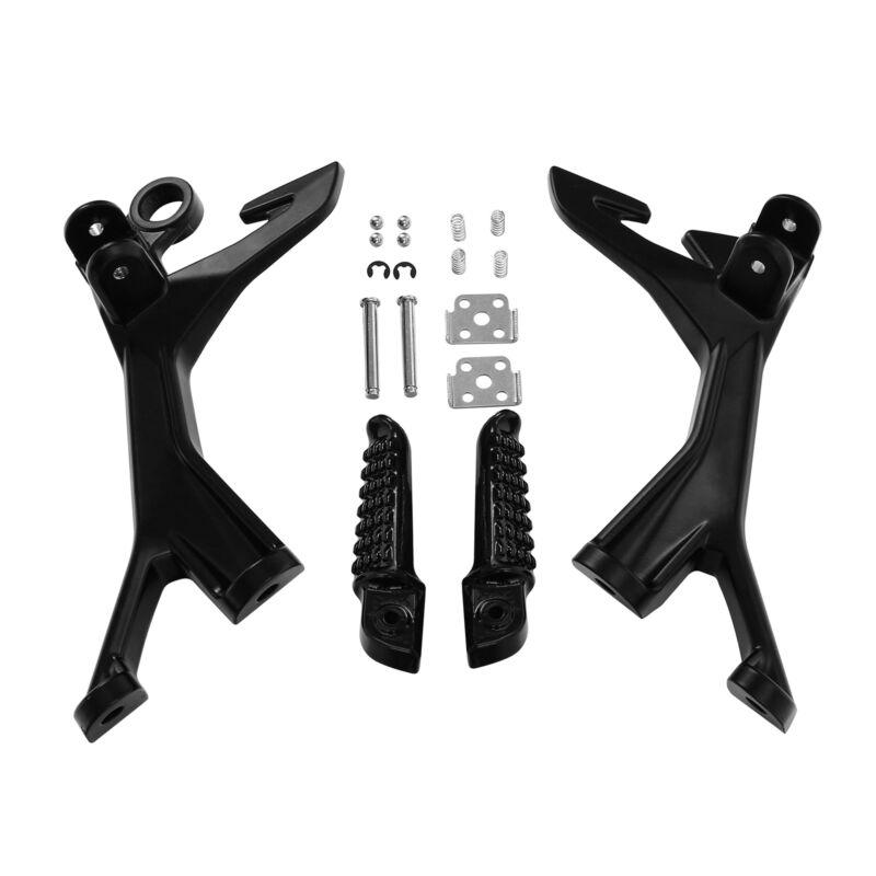 

Motorcycle Rear Passenger Foot Peg Bracket Footrest For Kawasaki Ninja 400 2018-2023 Z400 2019-2023 NINJA 500 2024 чёрный