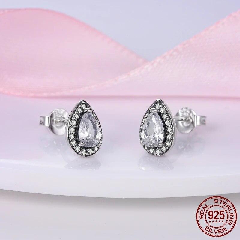 Neue Design Stern Flügel Ohrstecker Creolen für Frauen Freundin Frau Silber 925 Schmuck Geschenk Tropfen Ohrringe