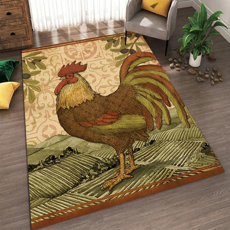 Bohemian Vintage Carpets Living Room Bedroom Carpet Printing Soft Entrance Floor Mat Home