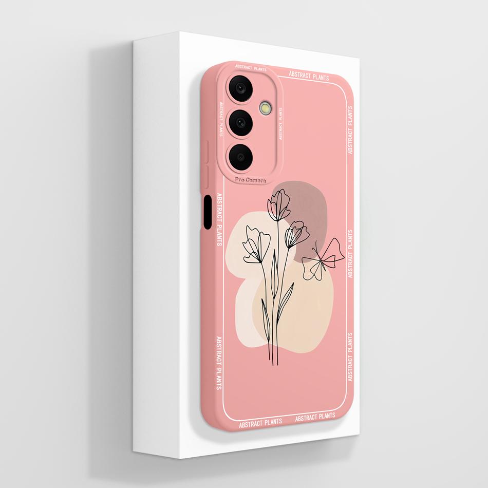 For Samsung Galaxy A25 Case Cute Panda Full Coverage Funda Soft Liquid Silicone Phone Protector For Samsung A 25 5G Back Cover