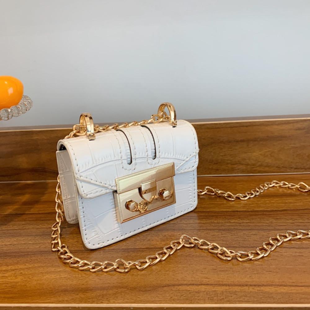 Geantă de umăr cu lanț, geantă crossbody din PU, geantă tote 2024