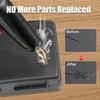 200W 2 in 1 Upgraded Welder Machine Plastic Welding Kit Hot Stapler Soldering Gun 6/4 Types Staples Car Bumper Repair Tool