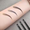Water Lotus 3D Double-Ended Eyebrow Pencil: Waterproof, Sweatproof, Ultra-Fine, Natural, Smudge-Proof Makeup.