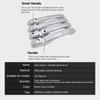 Fit for Dodge Caliber 2007 2008 2009 2010 2011 2012 Chrome Smart Door Handle Cover Car External Styling Accessories Sticker Trim
