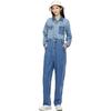 Lee Fashion Patchwork Straight Leg Jumpsuit Women Jumpsuits Medium-Blue LWB0013215PN005-A00218