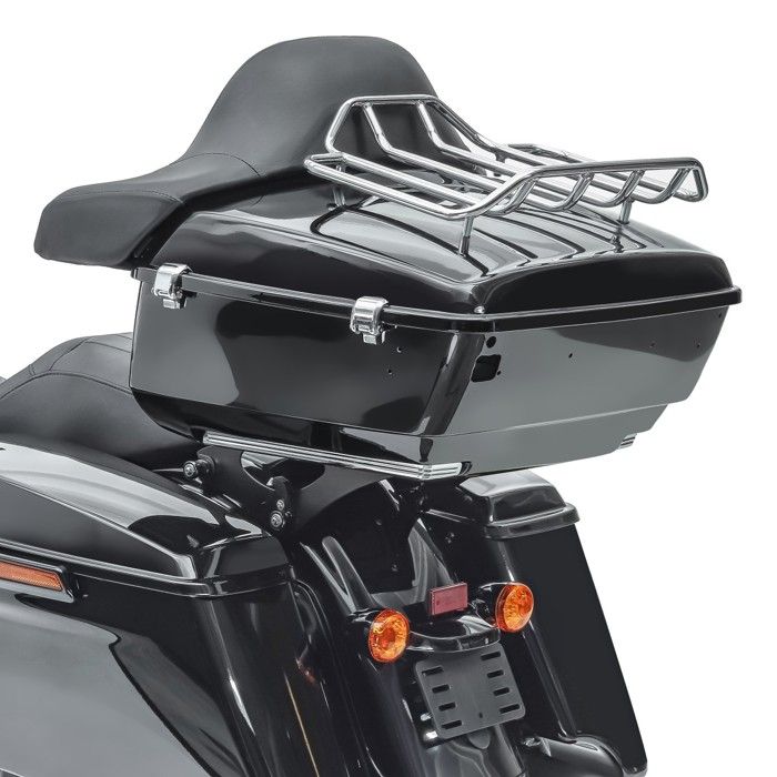 Top case moto - Craftride DK305 - Noir laqué - ABS robuste - Porte-bagages intégré
