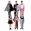 Terrifier Halloween Clown Costume Cosplay Suit For Stage Performance With Polyester Material For Kids And Adults