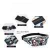 1Pc New Women's Fanny Pack, Colorful Printing, Large-capacity Casual Messenger Breast Bag, Light Mobile Phone Bag, Cashier Wallet