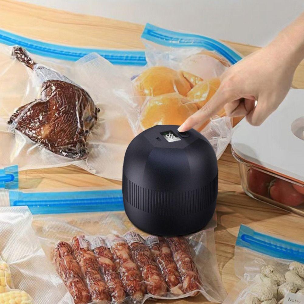 Portable Vacuum Sealing Machine Fresh Storage Vacuum Compressor Food Packaging Machine Kitchen