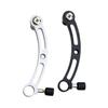 Fishing Chair Extension Kit: Aluminum-Magnesium Bait Tray & Rod Holder with Curved Arm