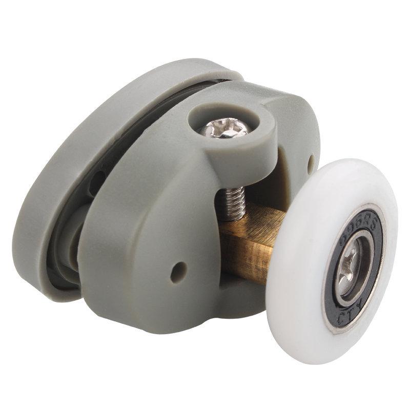 Shower Room Double Wheel Sliding Door Roller Set for Arc Glass Doors