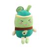 Cute Plush Juice Cup Keychain Adorable Mini Stuffed Toy With Fruit Design