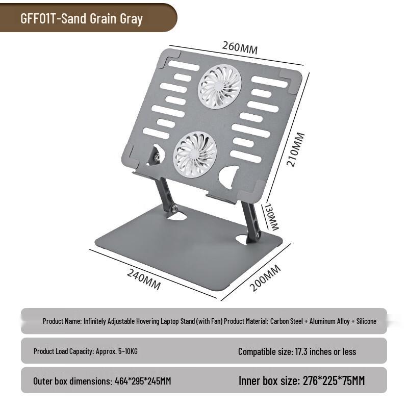 OLOEY Foldable Laptop & Tablet Stand with Cooling Fan