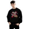Disney Mens Mickey And Minnie Christmas Kiss Sweatshirt