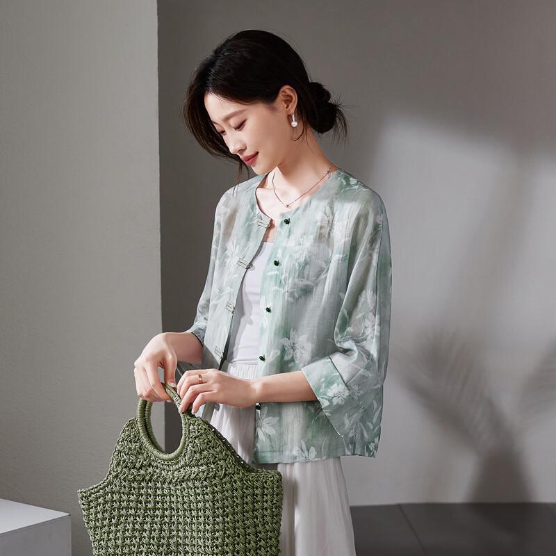 SOFSIL New Chinese Style Printed Jacket S