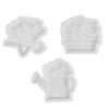 Home Decoration Silicone Mold Decorative Plaster Home Ornament Mold Set with Garden Cart Pots and Kettle Forms