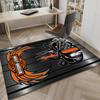 Harley-davidson Motorcycle Artwork Area Rug Office rug, Chair Rug, Decor Carpet Livingroom bedroom Mat, Large Size Fan gifts Christmas gifts