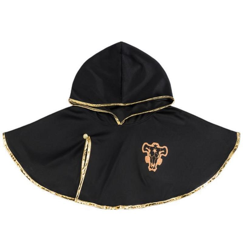 Asta Voll-Cosplay-Set mit Umhang, Black Clover Anime Komplettes Rollenspiel-Outfit