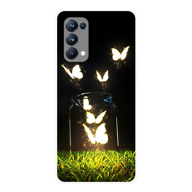For OPPO Reno 5 Reno5 Pro 5G Case Soft Silicone Back Case Coque for OPPO Reno 5 Pro 5G Phone Cover Shockproof Fundas for Reno 5