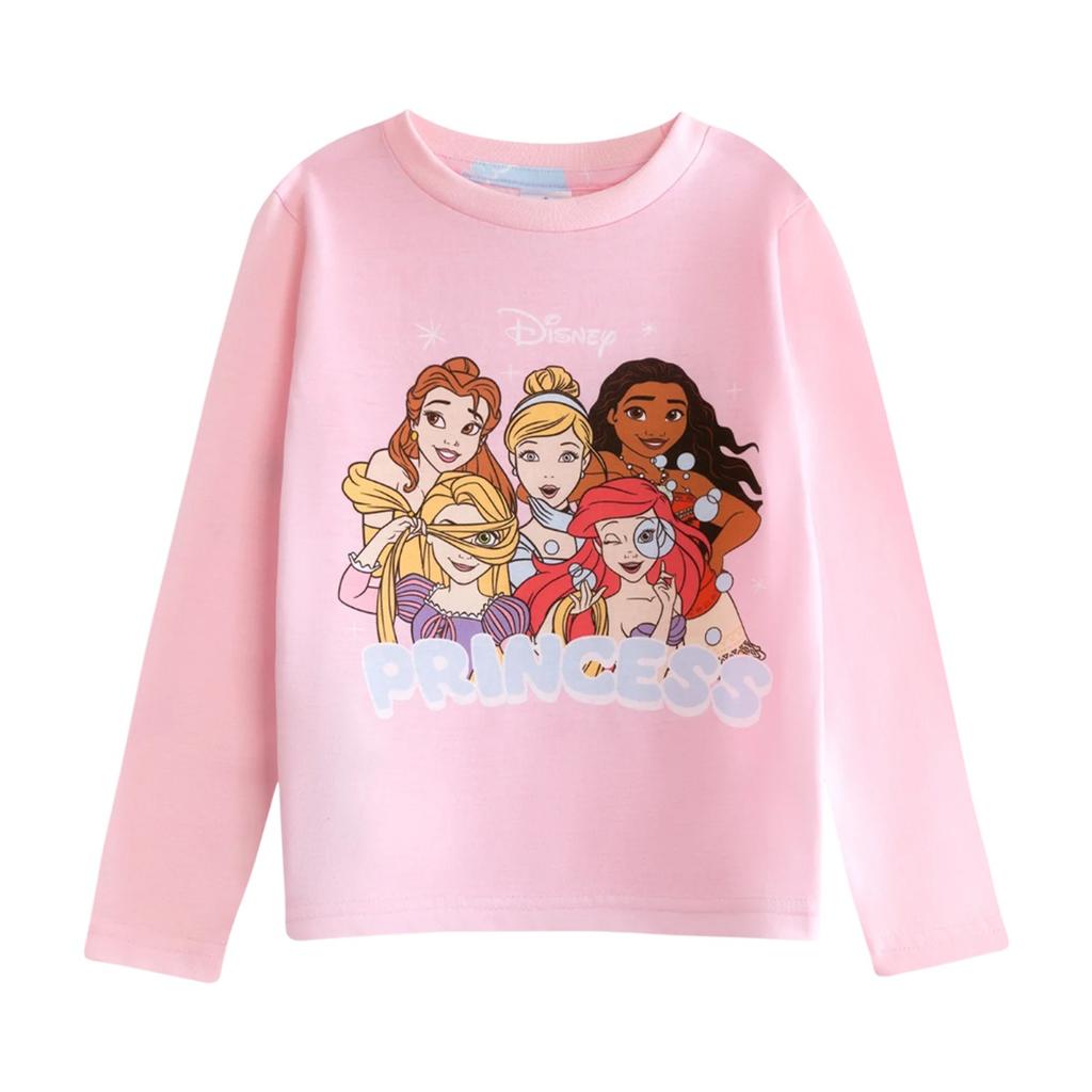 Disney Princess Girls Characters Long Pyjama Set