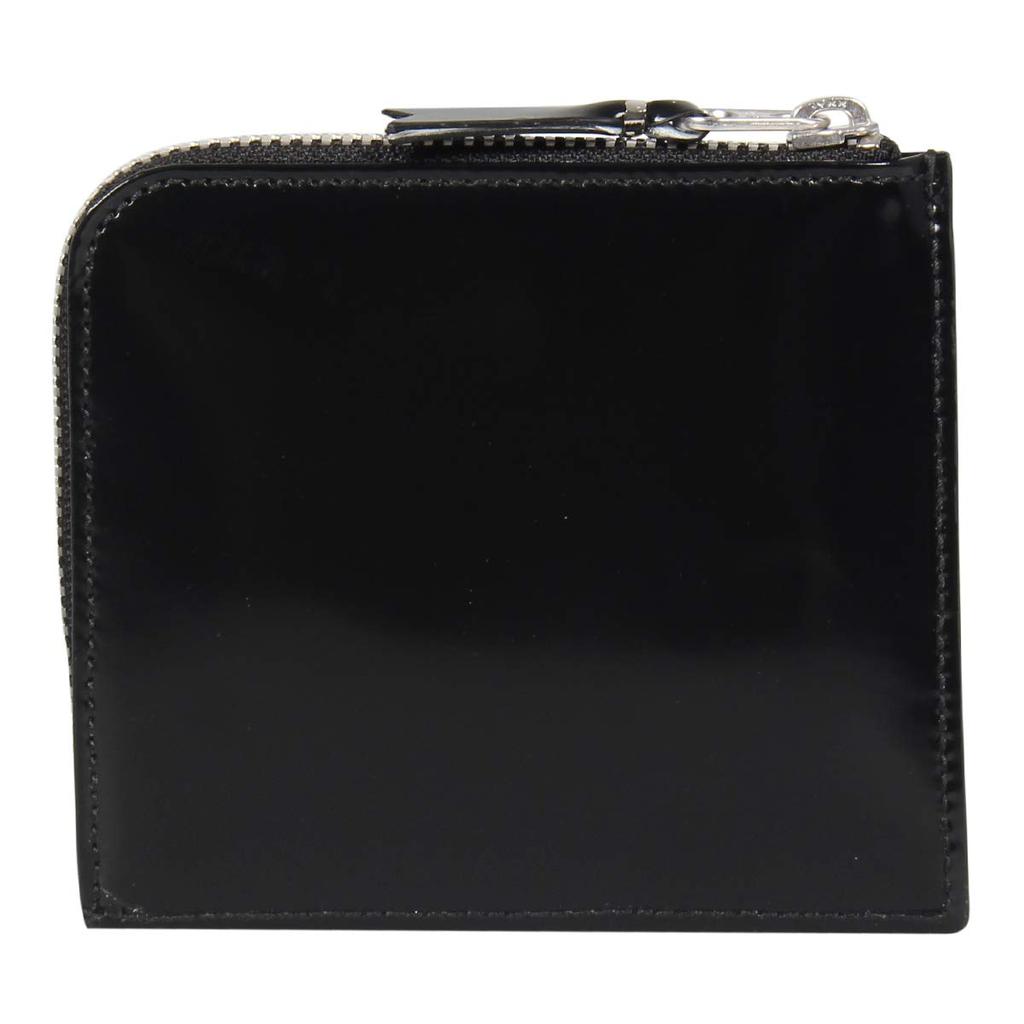 COMME des GARCONS Münzetui mit Reißverschluss MILLOR INSIDE SA3100MI L-förmig Herren Schwarz/Silber [item]
