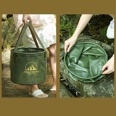 1Pcs 20L Collapsible Bucket Camping Water Storage Container Portable Folding Foot Bath Tub Wash Basin for Traveling Hiking