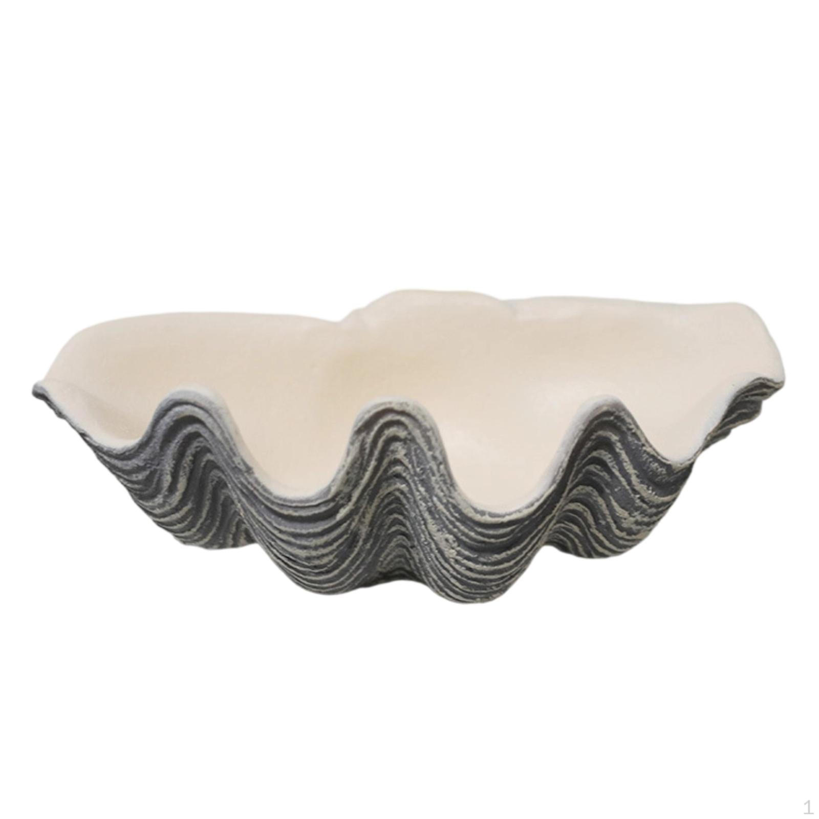 Clam Shell Bowl Coastal ResinTray with