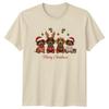 Merry Christmas Dachshund Dogs Christmas Holidays Unisexs TShirt Unisexs Tee