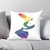Hug Bunny Rainbow Pillowcase Polyester Linen Velvet Printed Zip Decor Throw Pillow Case Room Cushion Case x