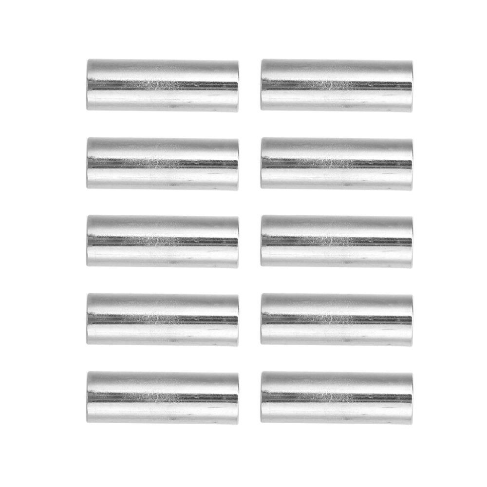 10pcs Round Shape Round Rod Connector Female Thread Stud Nut Coupling Nut Industrial Assembly
